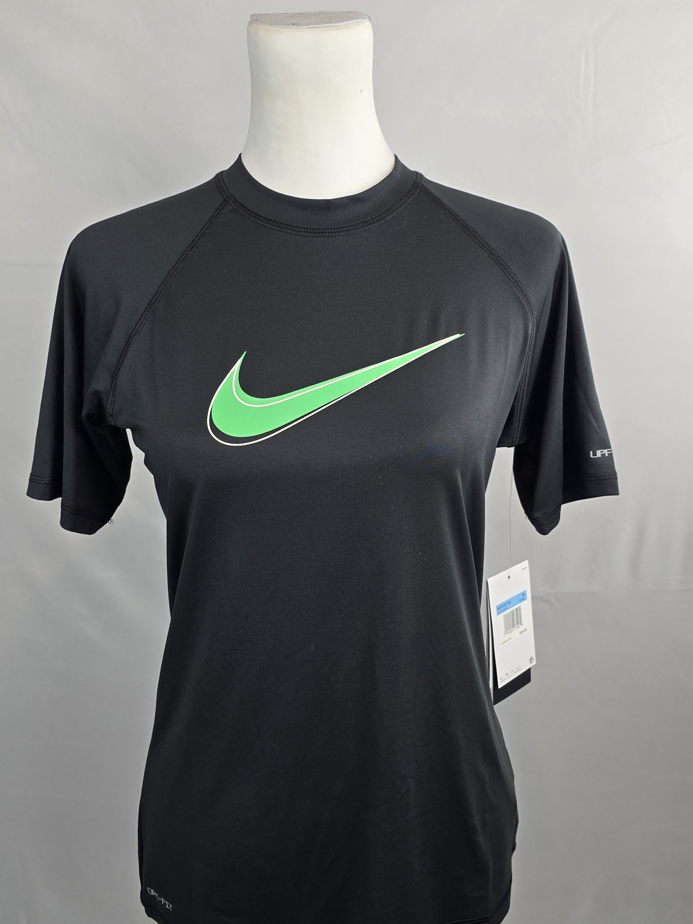 NWT Nike Swim Swoosh UV Women's Short-Sleeve Top Size Medium